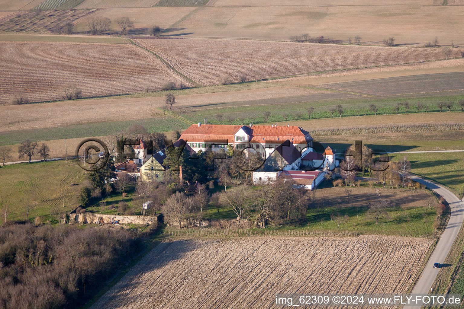 Photographie aérienne de Haftelhof à Schweighofen dans le département Rhénanie-Palatinat, Allemagne