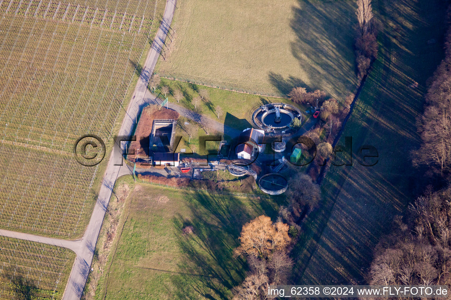 Enregistrement par drone de Oberotterbach dans le département Rhénanie-Palatinat, Allemagne