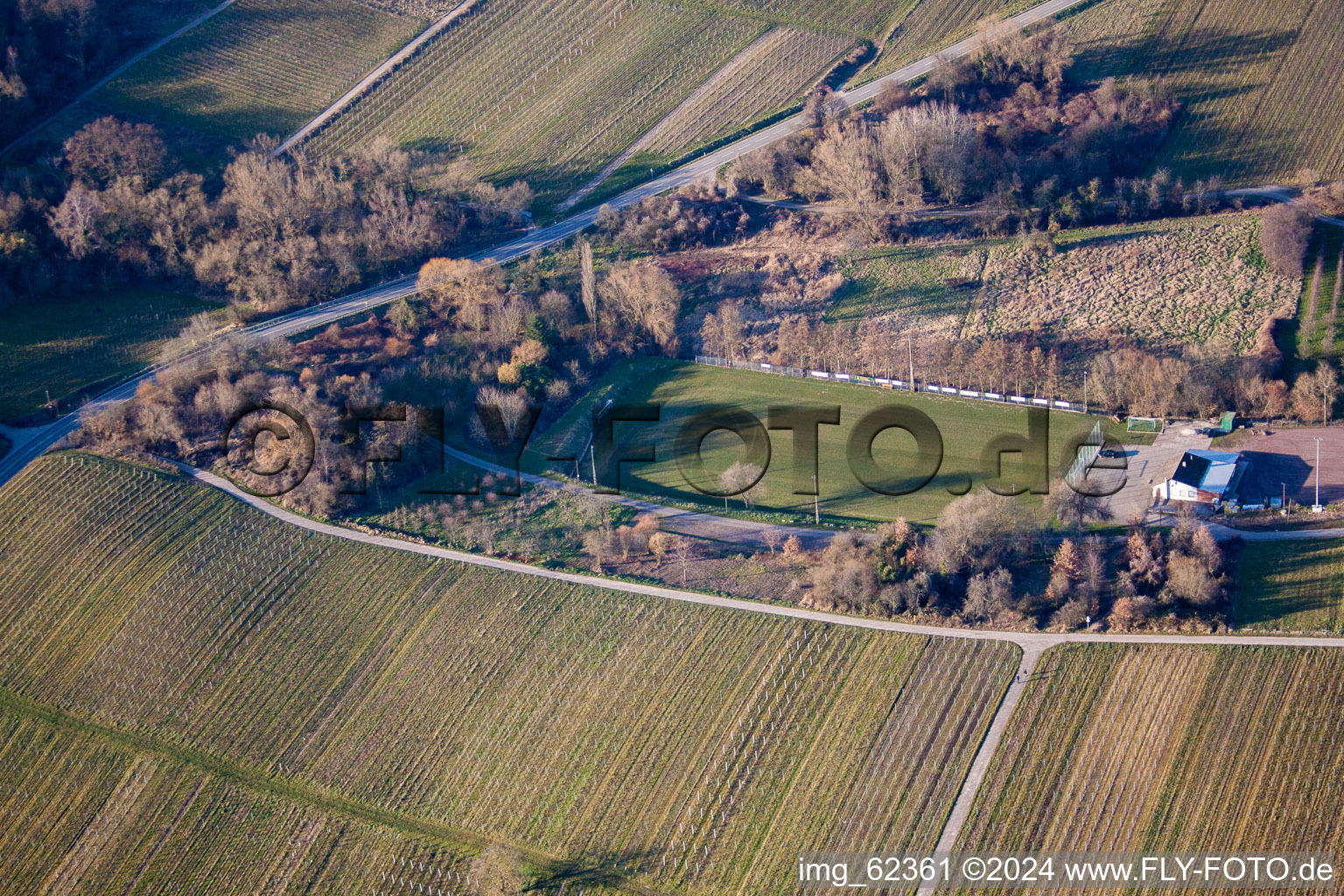 Image drone de Oberotterbach dans le département Rhénanie-Palatinat, Allemagne