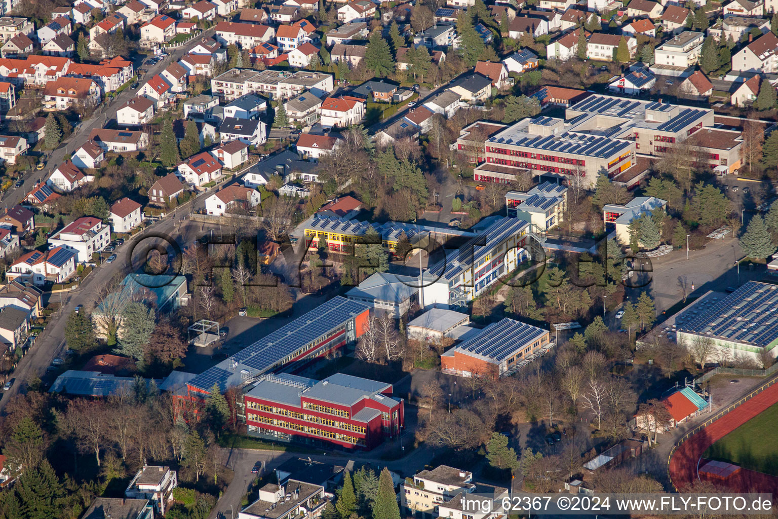 Enregistrement par drone de Bad Bergzabern dans le département Rhénanie-Palatinat, Allemagne