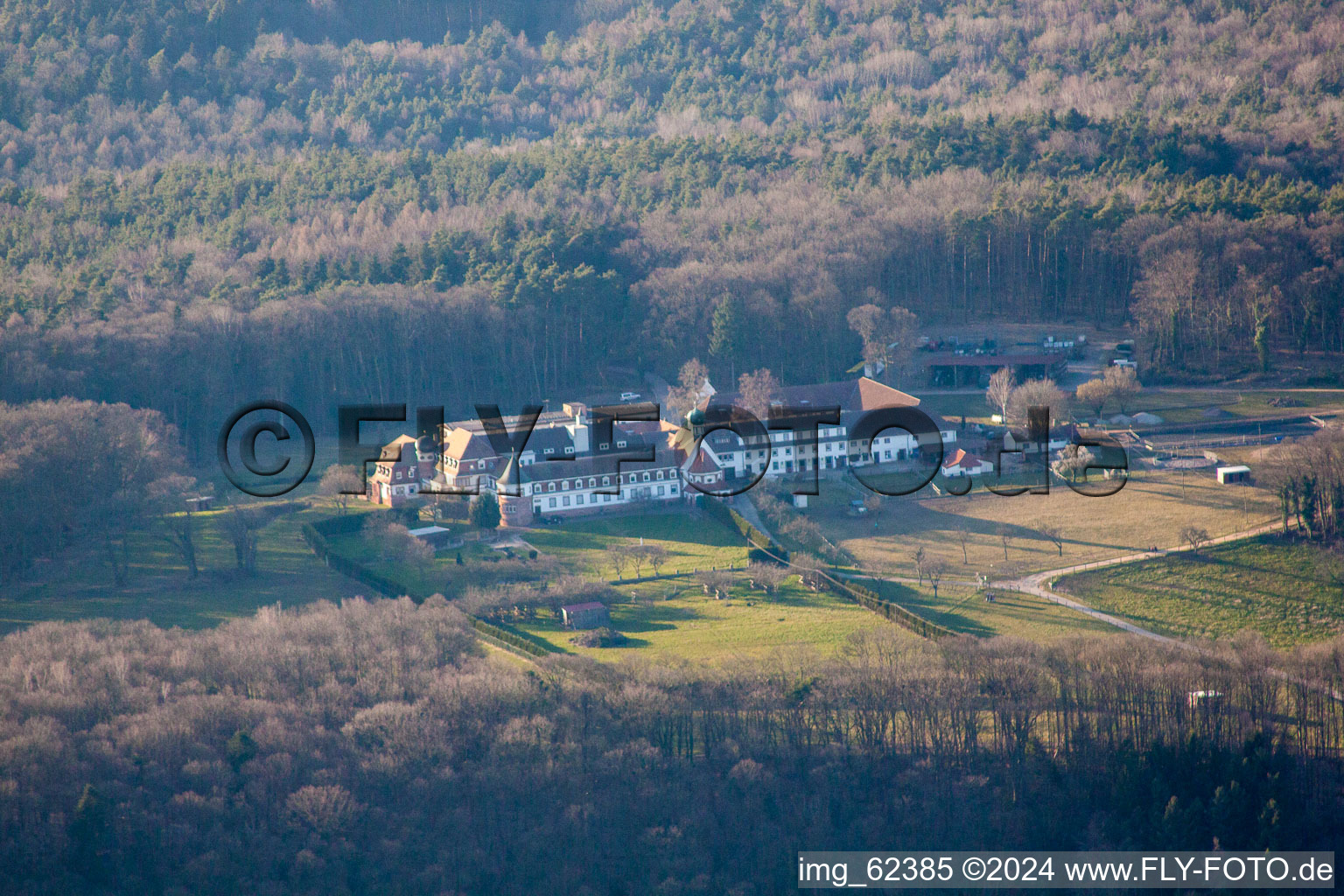 Image drone de Bad Bergzabern dans le département Rhénanie-Palatinat, Allemagne