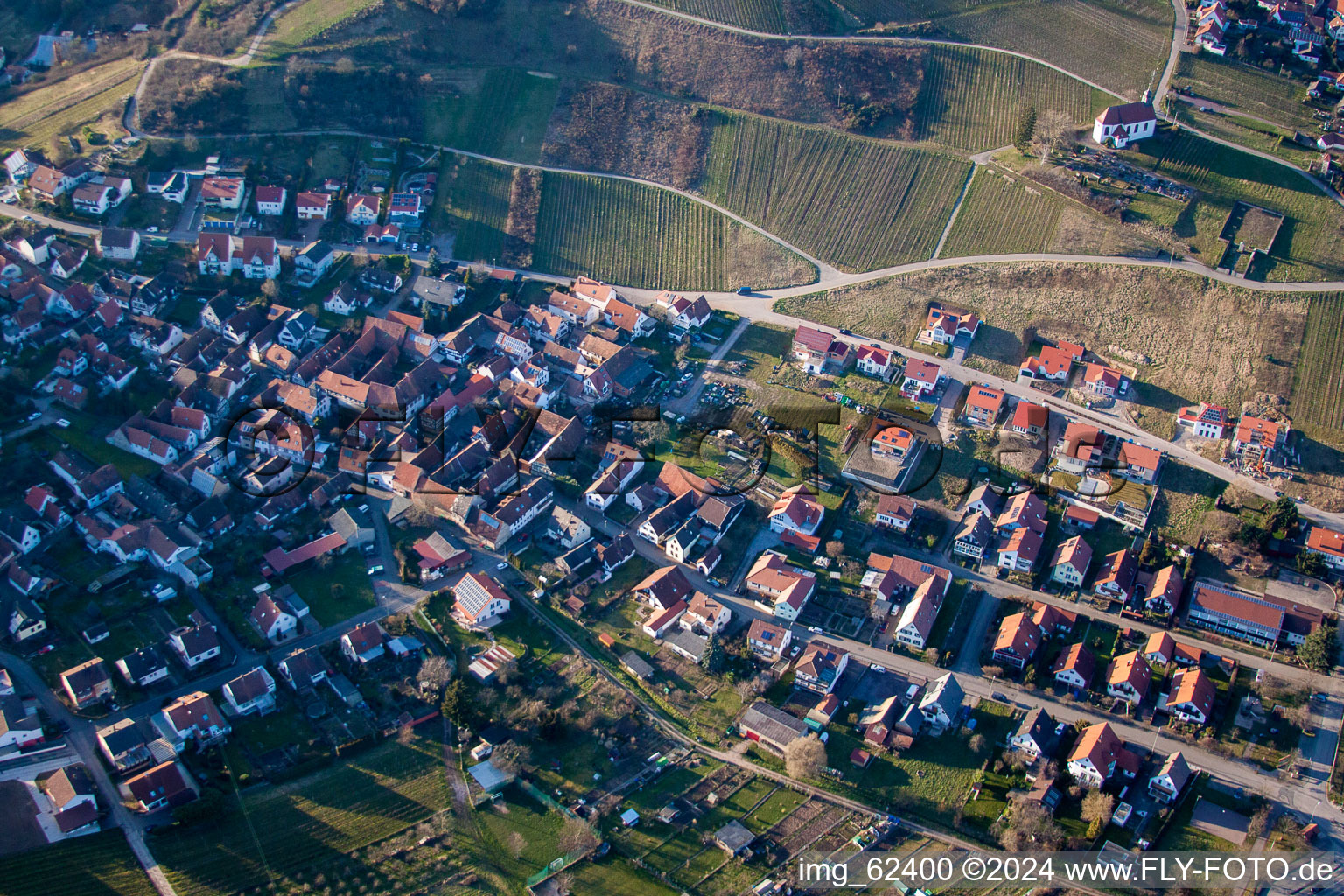 Vue aérienne de Quartier Gleishorbach in Gleiszellen-Gleishorbach dans le département Rhénanie-Palatinat, Allemagne