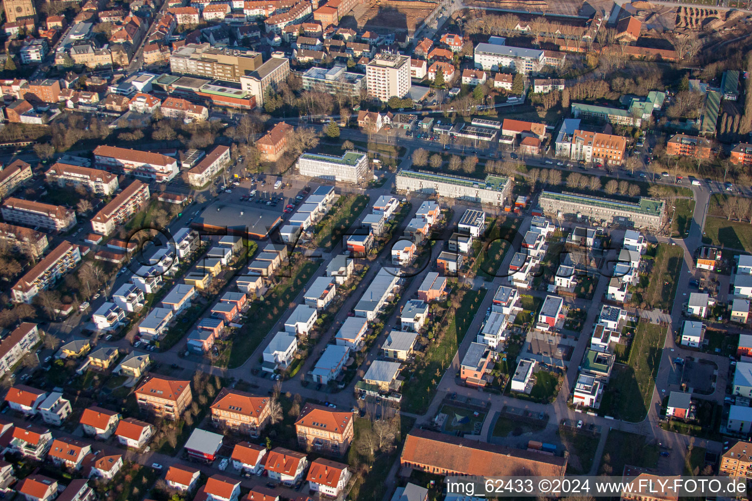 Landau in der Pfalz dans le département Rhénanie-Palatinat, Allemagne vue d'en haut