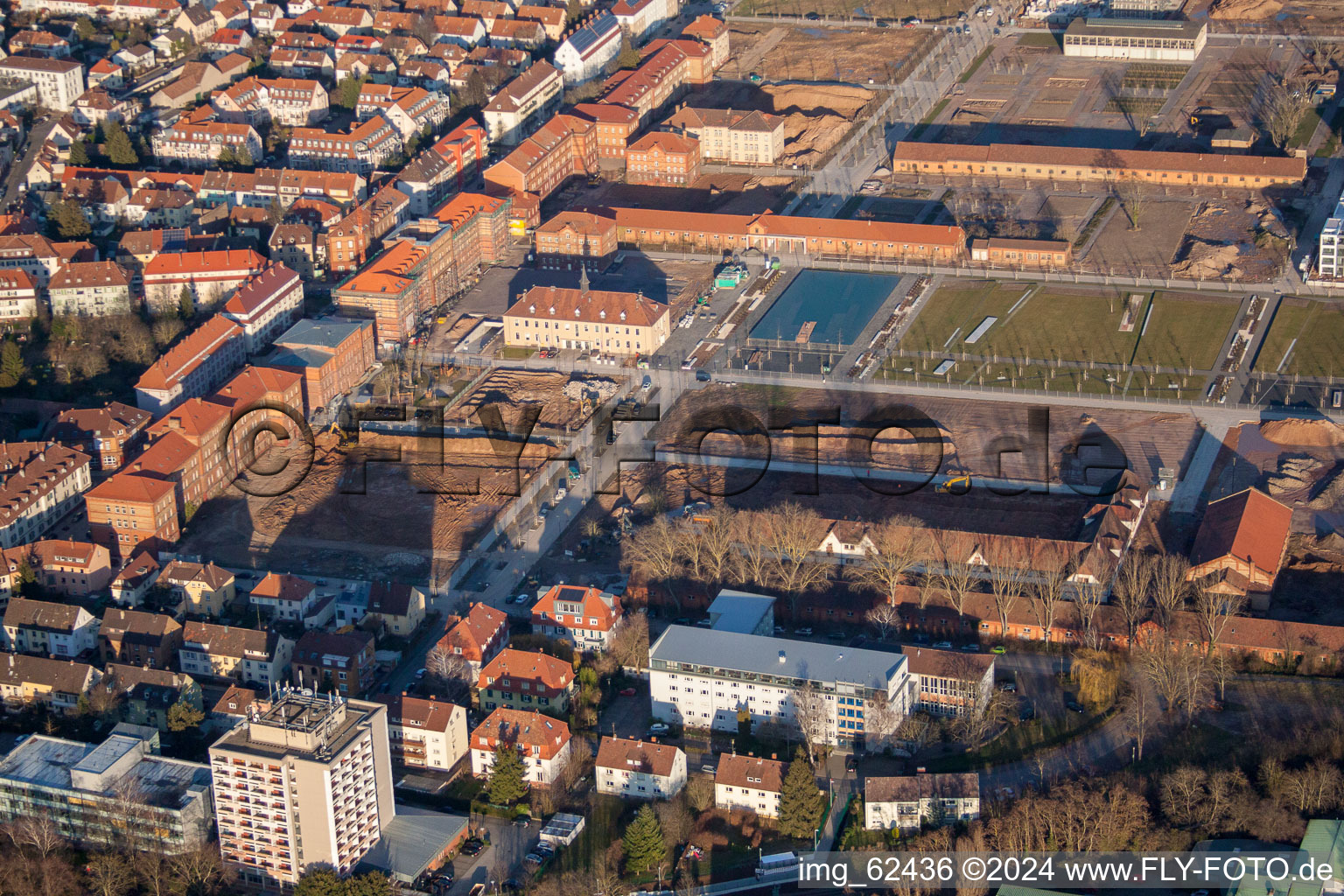 Landau in der Pfalz dans le département Rhénanie-Palatinat, Allemagne vue du ciel