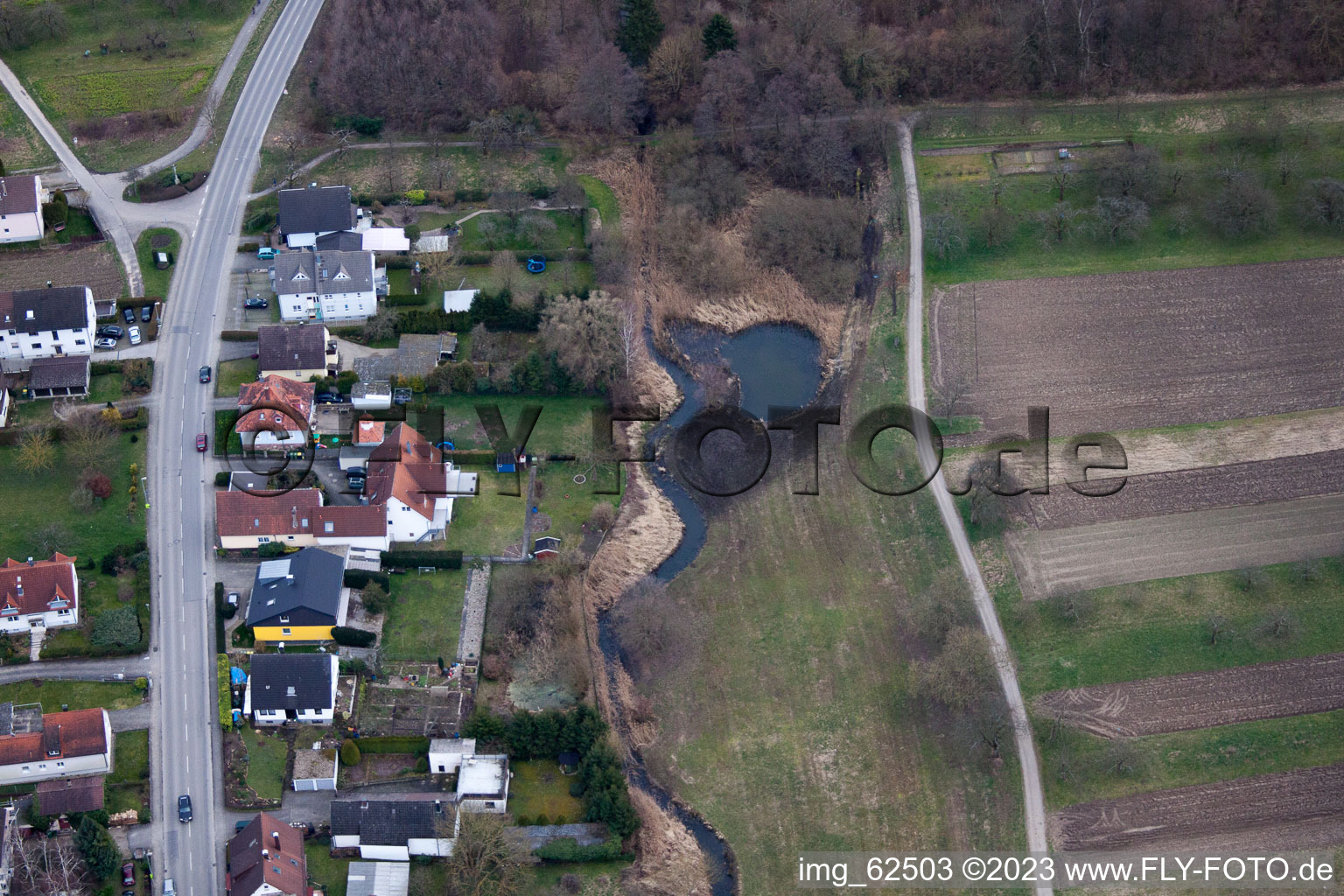 Steinmauern dans le département Bade-Wurtemberg, Allemagne d'un drone