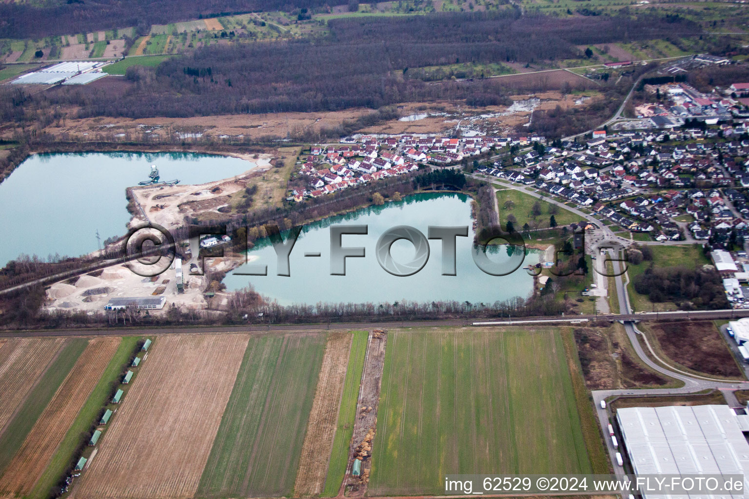 Vue aérienne de Gebr. à Muggensturm dans le département Bade-Wurtemberg, Allemagne