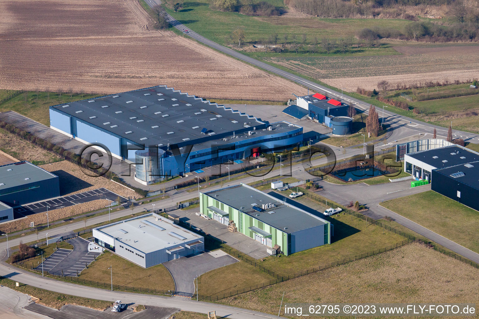 Photographie aérienne de Eschbach dans le département Bas Rhin, France