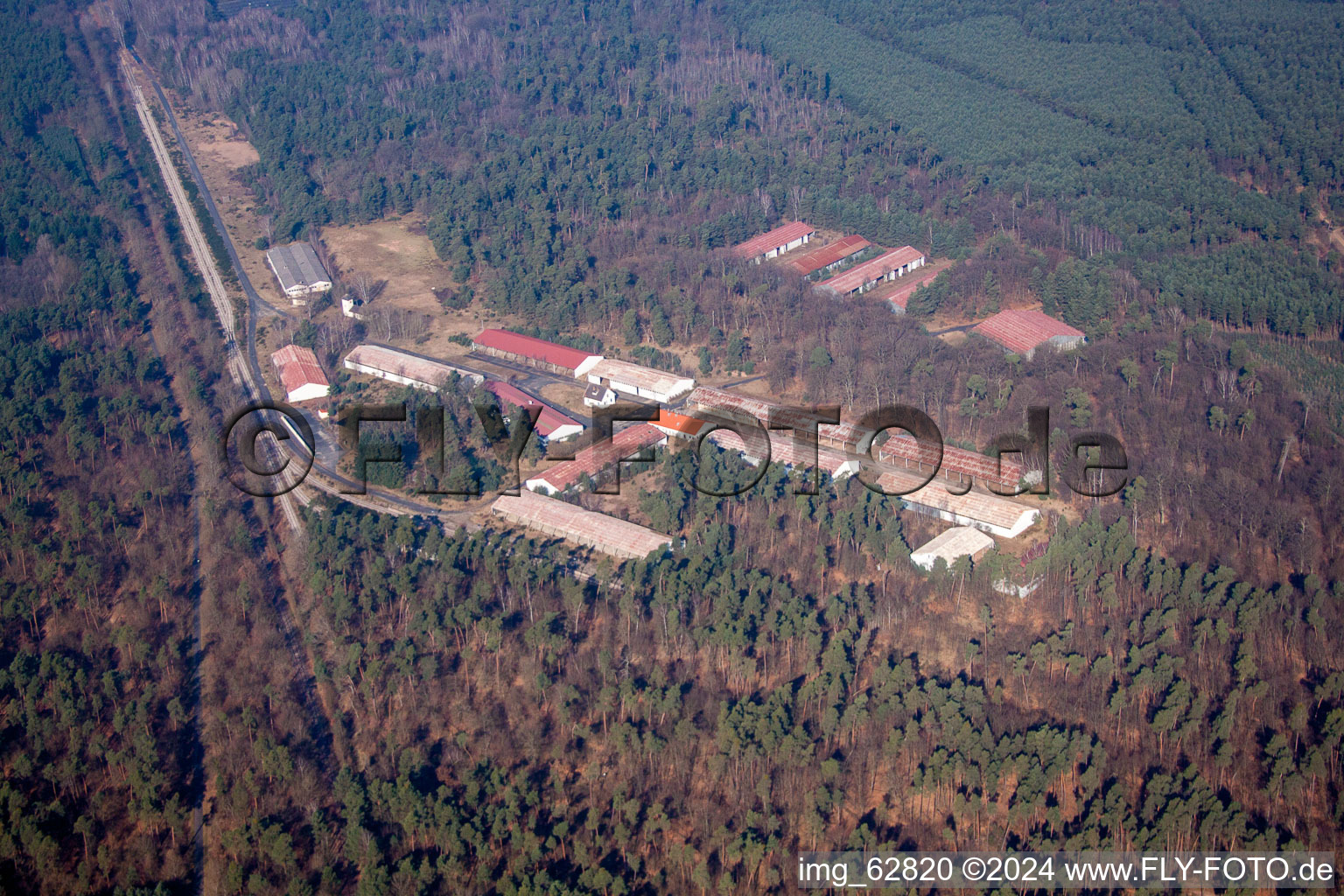 Schweighouse-sur-Moder dans le département Bas Rhin, France vue d'en haut