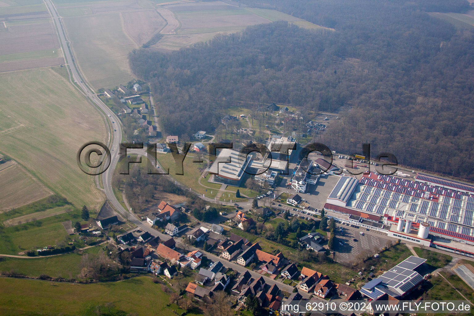 Quartier Linx in Rheinau dans le département Bade-Wurtemberg, Allemagne vue du ciel