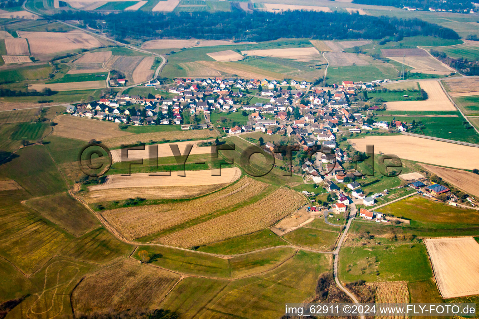 Vue aérienne de De l'est à le quartier Zierolshofen in Kehl dans le département Bade-Wurtemberg, Allemagne