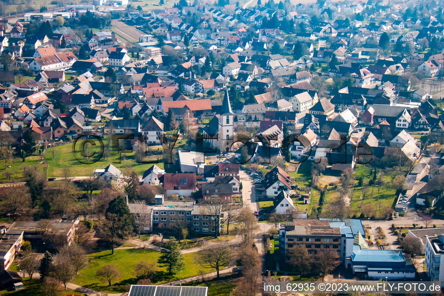 Photographie aérienne de Quartier Kork in Kehl dans le département Bade-Wurtemberg, Allemagne