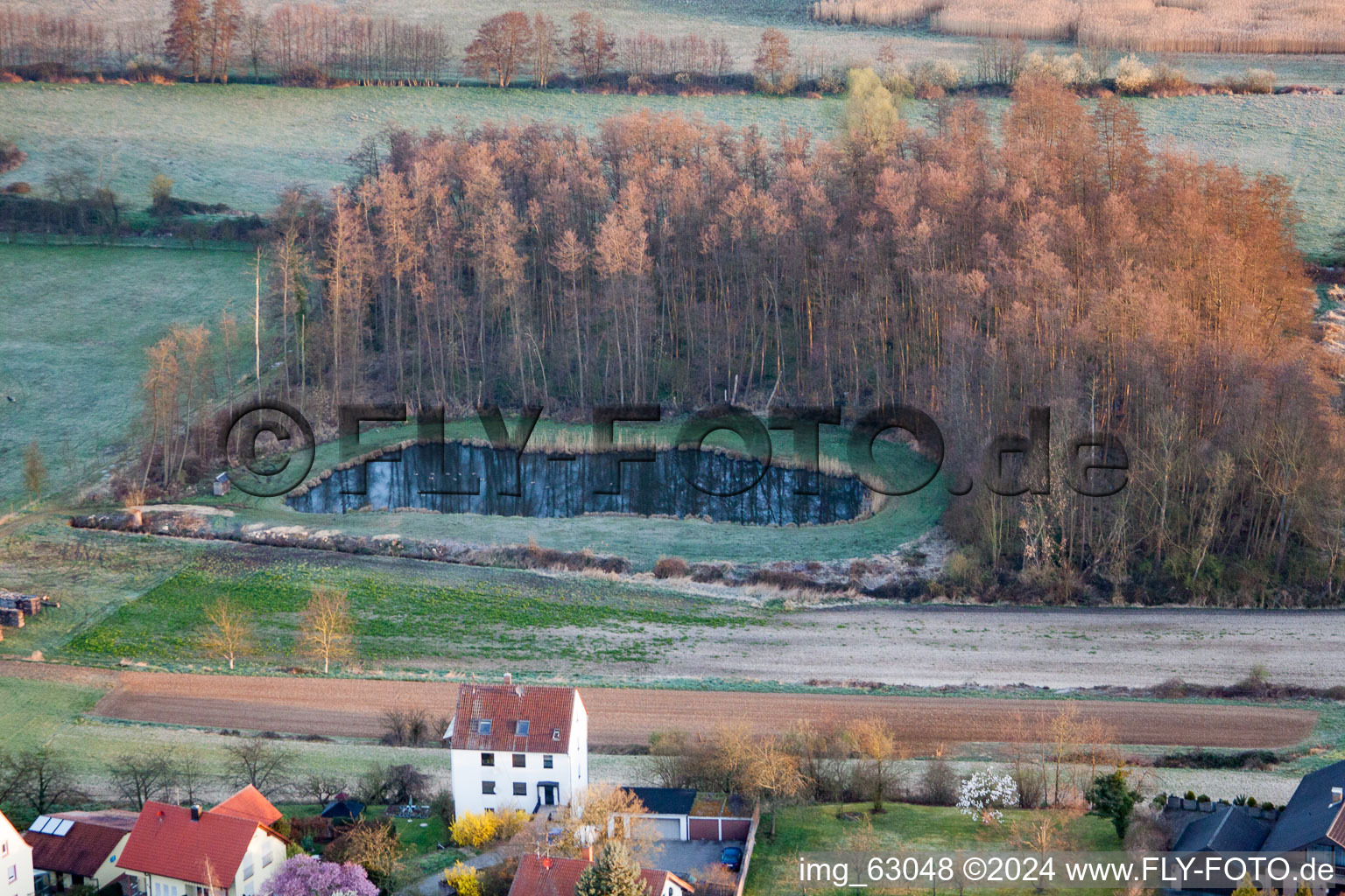 Hergersweiler dans le département Rhénanie-Palatinat, Allemagne vue du ciel