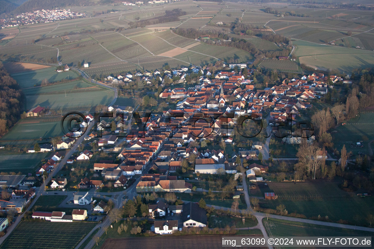 Image drone de Quartier Klingen in Heuchelheim-Klingen dans le département Rhénanie-Palatinat, Allemagne