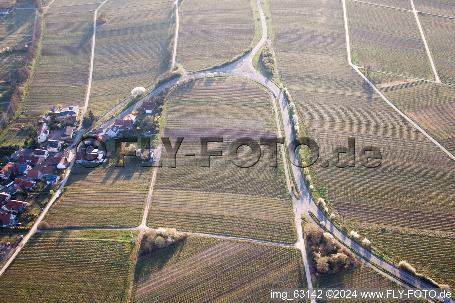 Ranschbach dans le département Rhénanie-Palatinat, Allemagne d'en haut