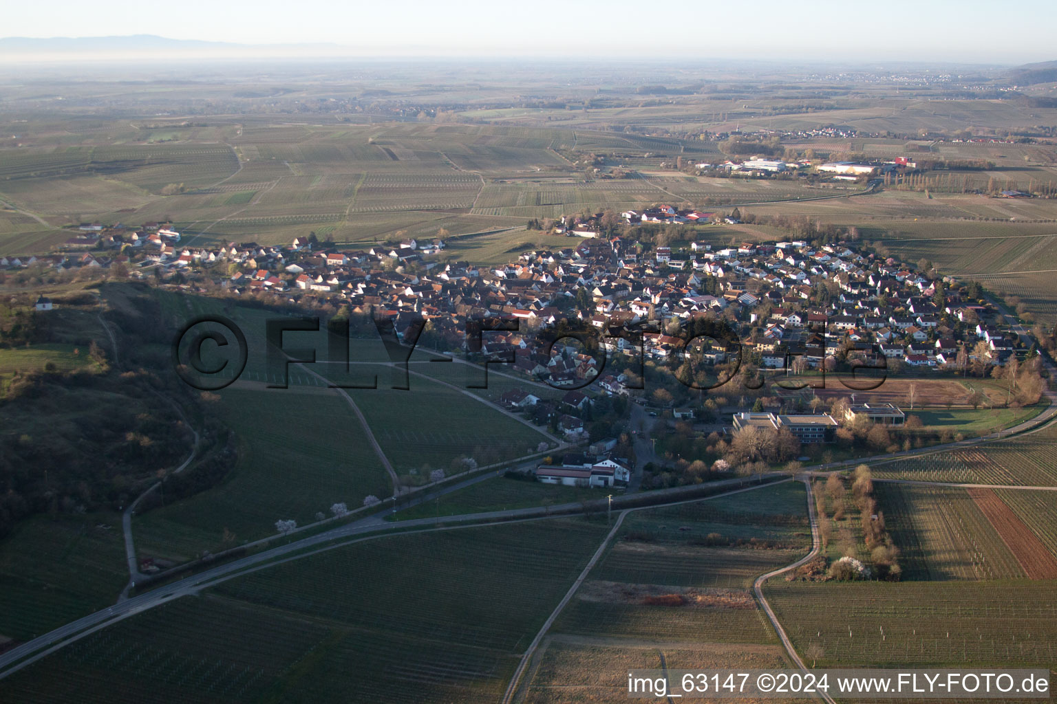 Photographie aérienne de Petit kalmit à Ilbesheim bei Landau in der Pfalz dans le département Rhénanie-Palatinat, Allemagne