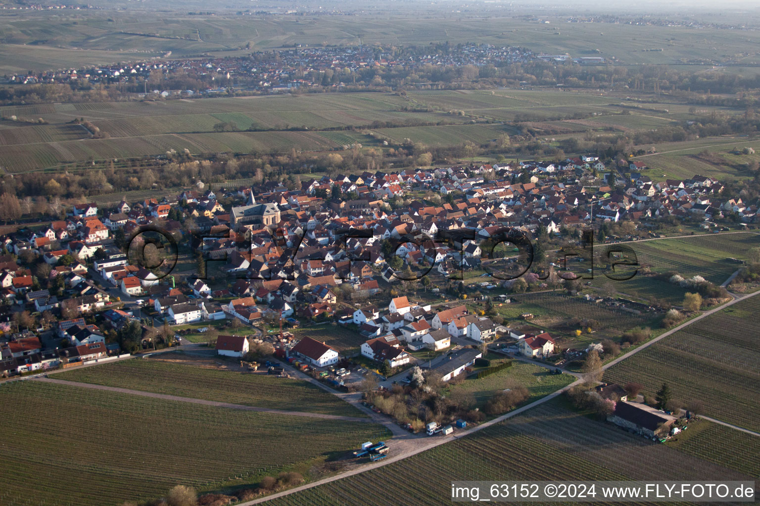 Quartier Arzheim in Landau in der Pfalz dans le département Rhénanie-Palatinat, Allemagne d'en haut