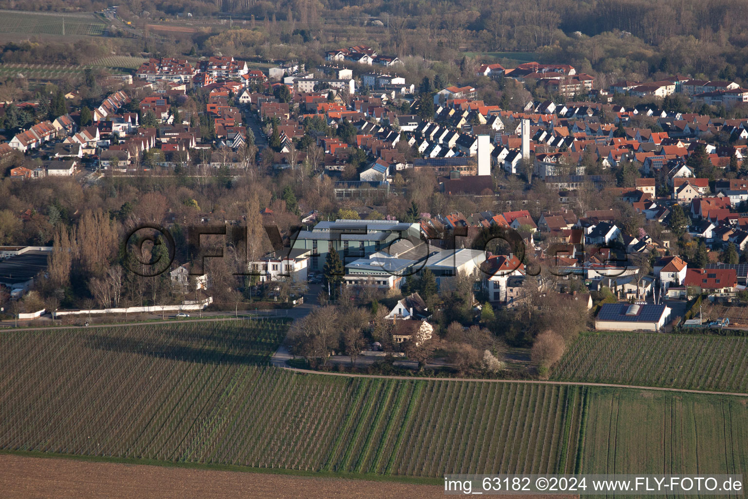 Wollmesheimer Höhe à Landau in der Pfalz dans le département Rhénanie-Palatinat, Allemagne vue d'en haut