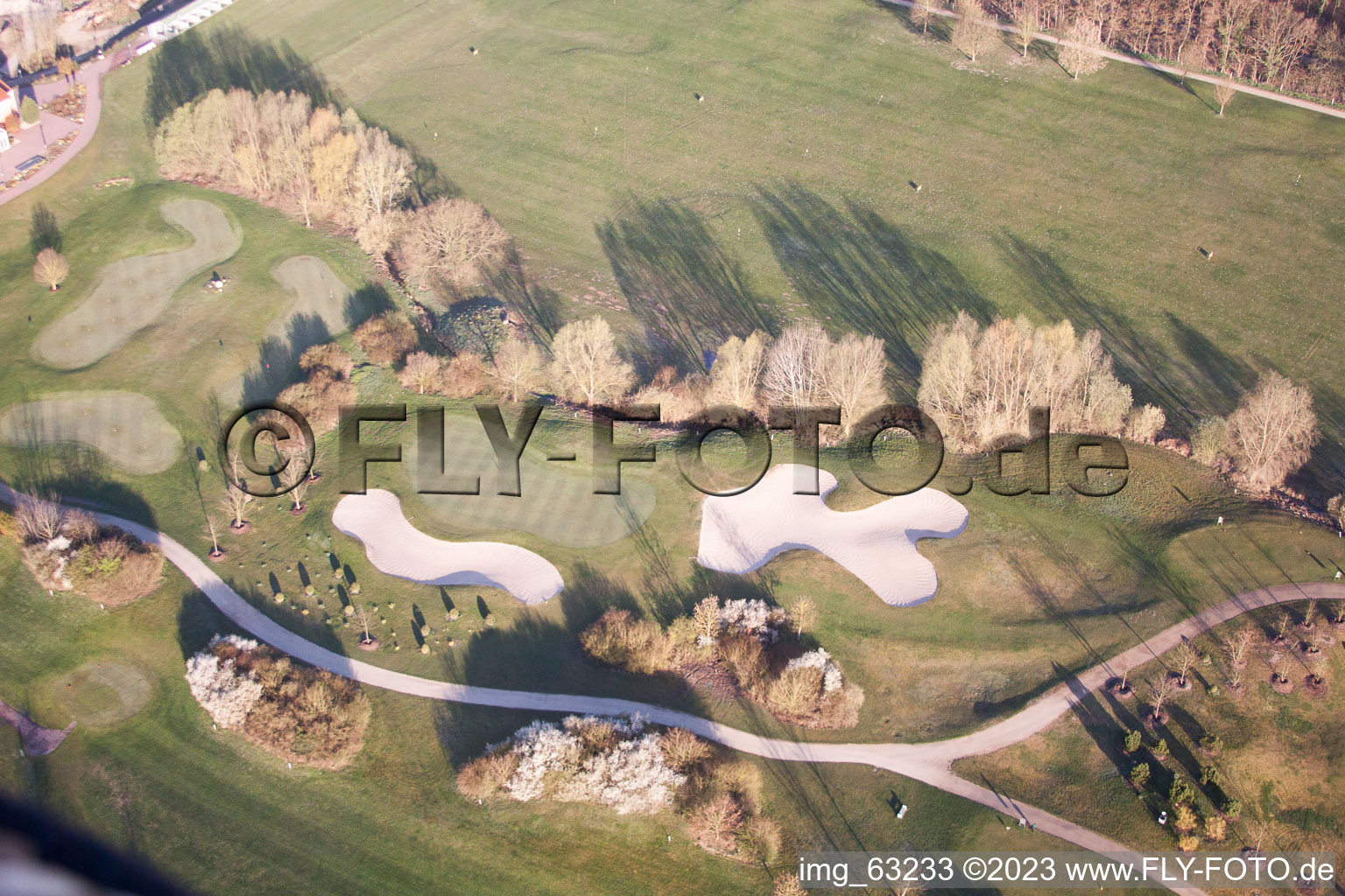 Vue aérienne de Golfclub Dreihof à Essingen dans le département Rhénanie-Palatinat, Allemagne