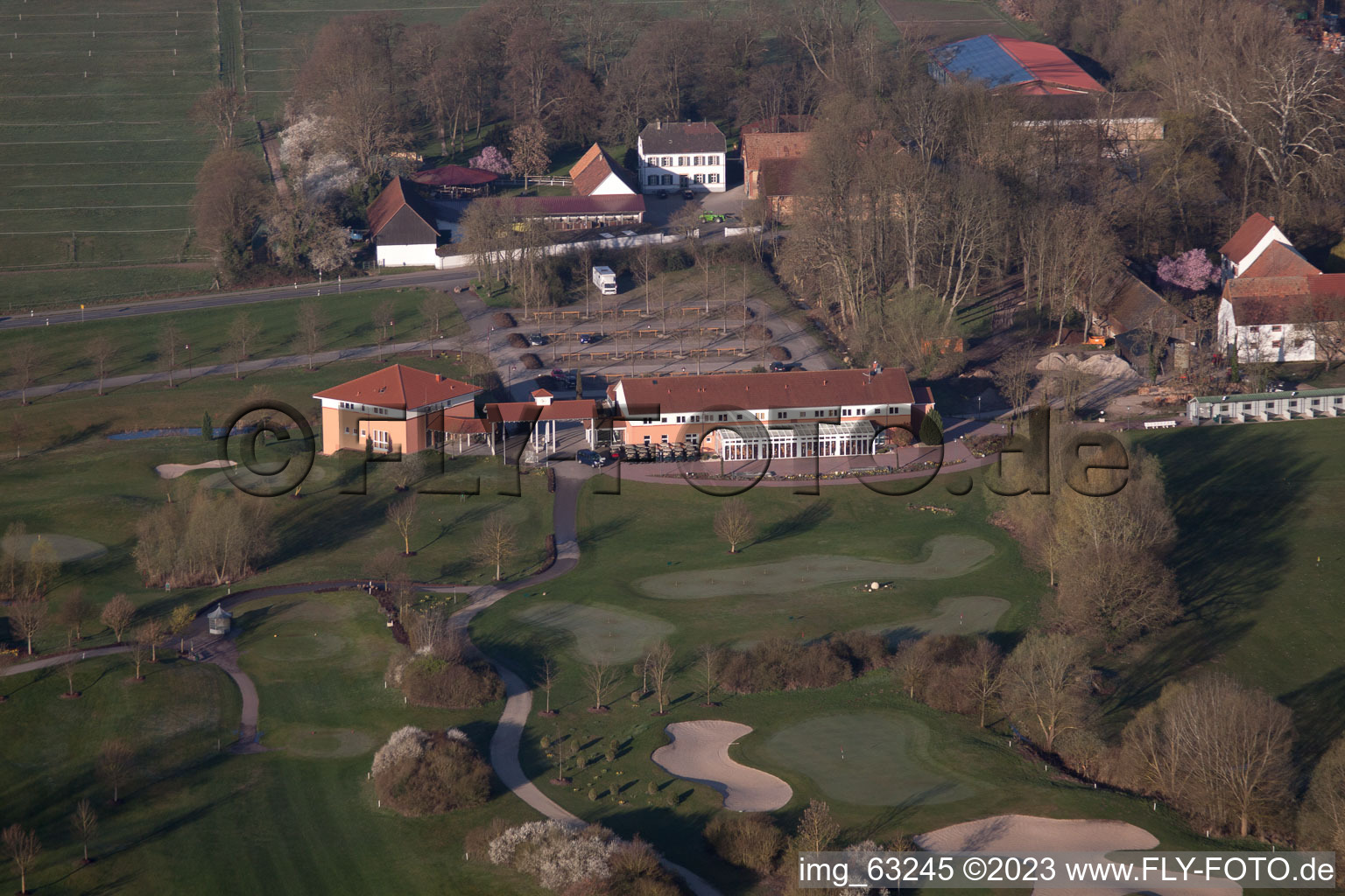 Image drone de Golfclub Dreihof à Essingen dans le département Rhénanie-Palatinat, Allemagne