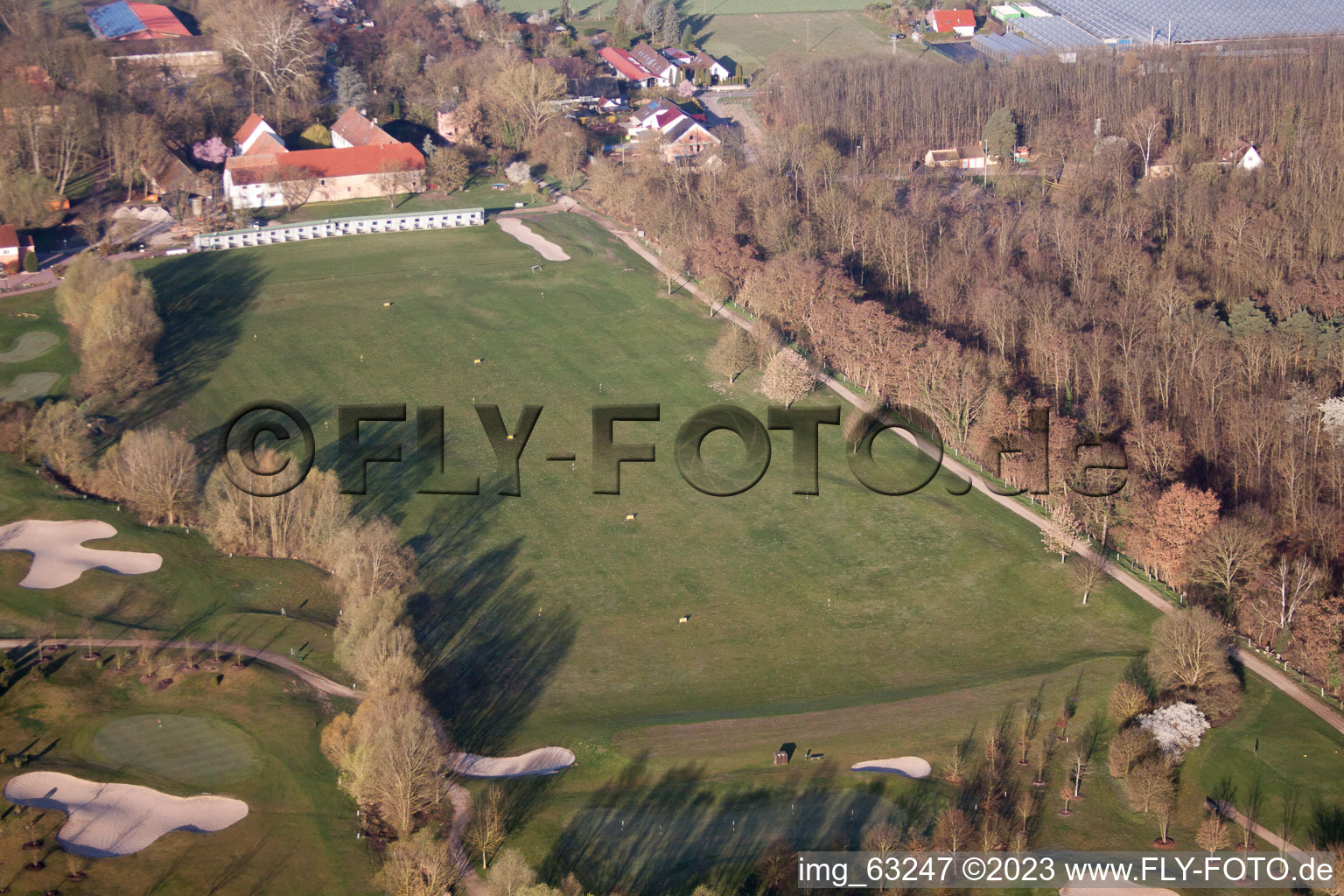 Golfclub Dreihof à Essingen dans le département Rhénanie-Palatinat, Allemagne d'un drone