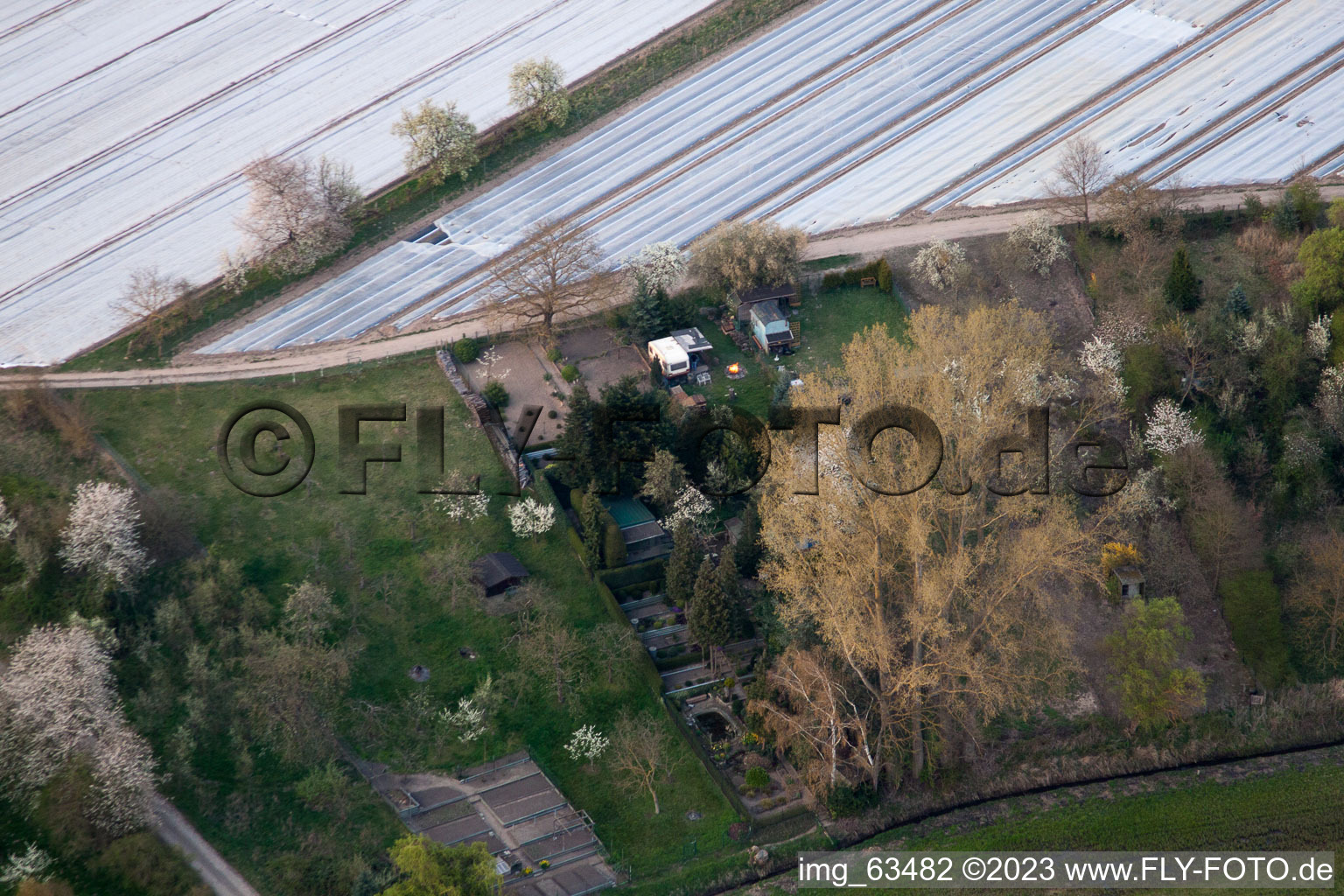 Image drone de Jockgrim dans le département Rhénanie-Palatinat, Allemagne