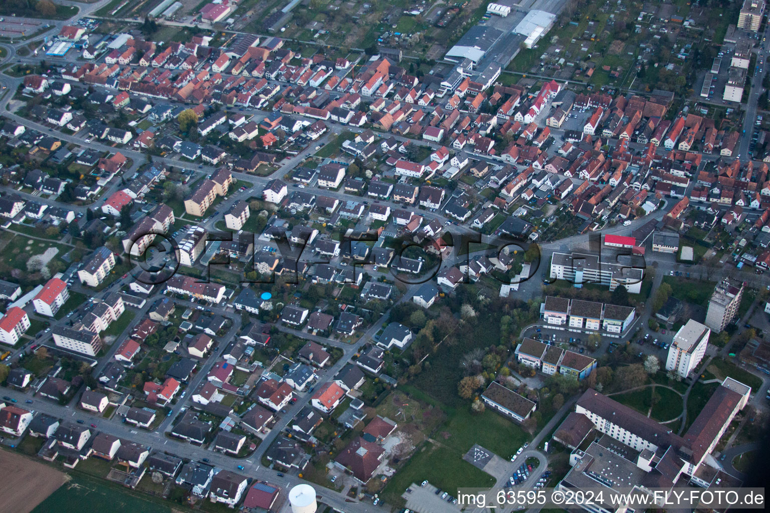 Image drone de Kandel dans le département Rhénanie-Palatinat, Allemagne