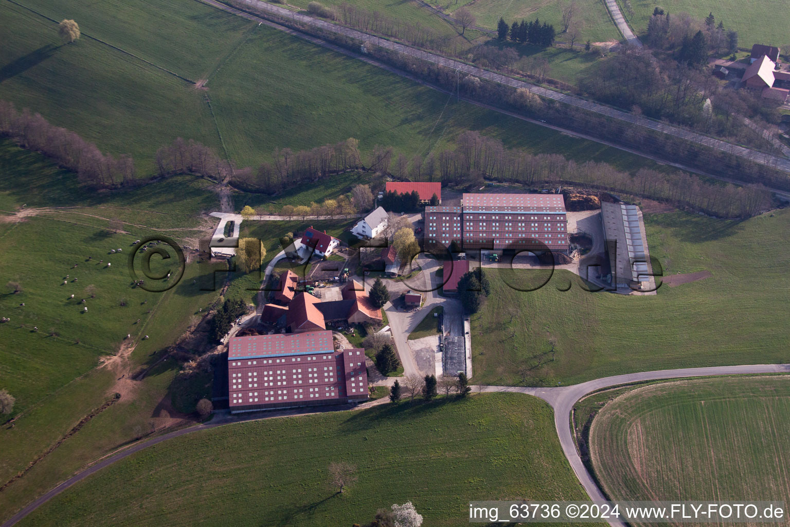 Gumbrechtshoffen dans le département Bas Rhin, France hors des airs