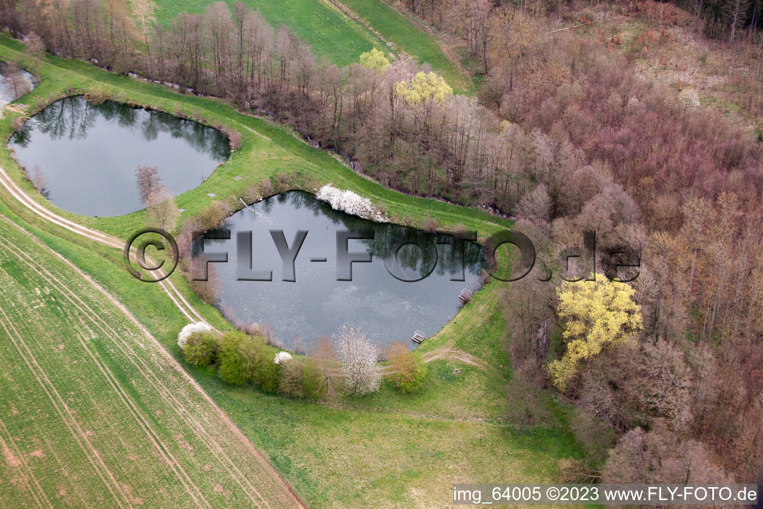 Photographie aérienne de Sondheim dans le département Bavière, Allemagne