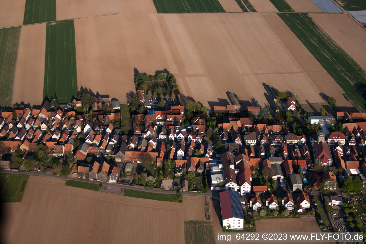 Image drone de Quartier Hayna in Herxheim bei Landau/Pfalz dans le département Rhénanie-Palatinat, Allemagne