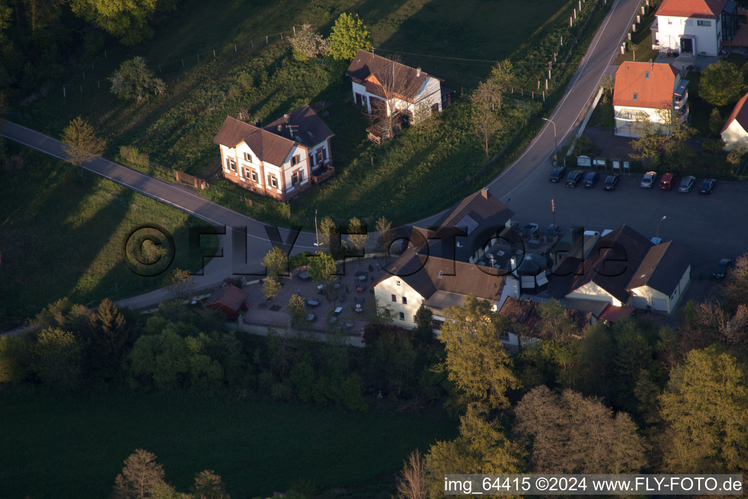 Schleithal dans le département Bas Rhin, France d'un drone