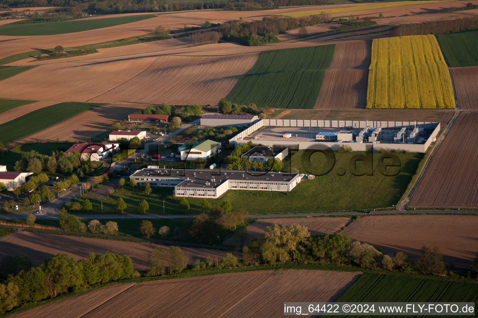 Scheibenhard dans le département Bas Rhin, France hors des airs