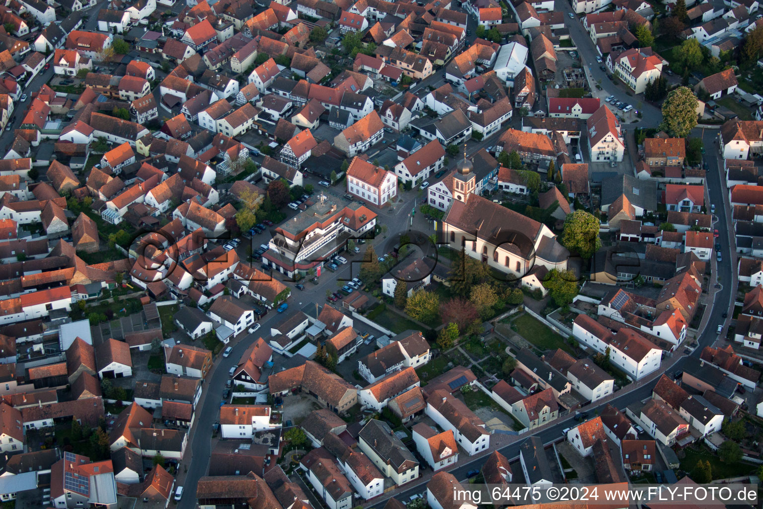 Image drone de Hagenbach dans le département Rhénanie-Palatinat, Allemagne