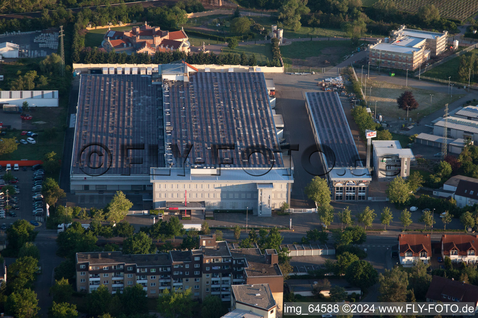 Landau in der Pfalz dans le département Rhénanie-Palatinat, Allemagne hors des airs