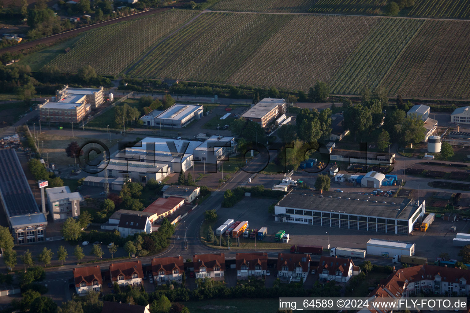 Landau in der Pfalz dans le département Rhénanie-Palatinat, Allemagne vue d'en haut