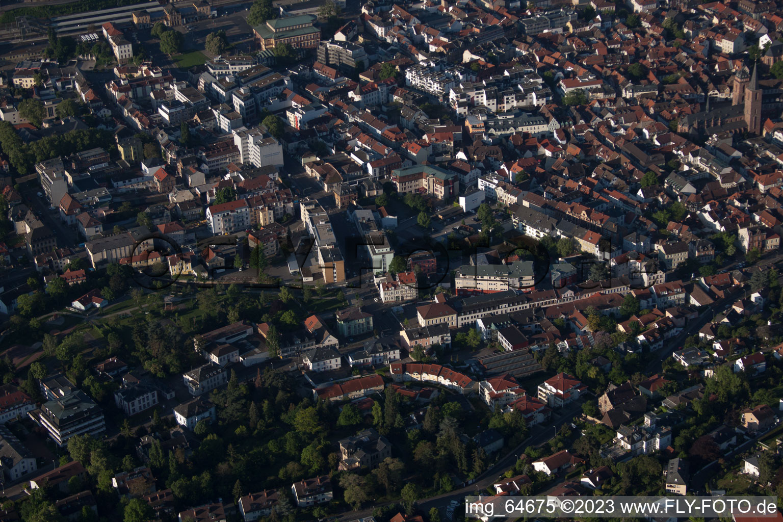 Vue aérienne de Neustadt an der Weinstraße dans le département Rhénanie-Palatinat, Allemagne