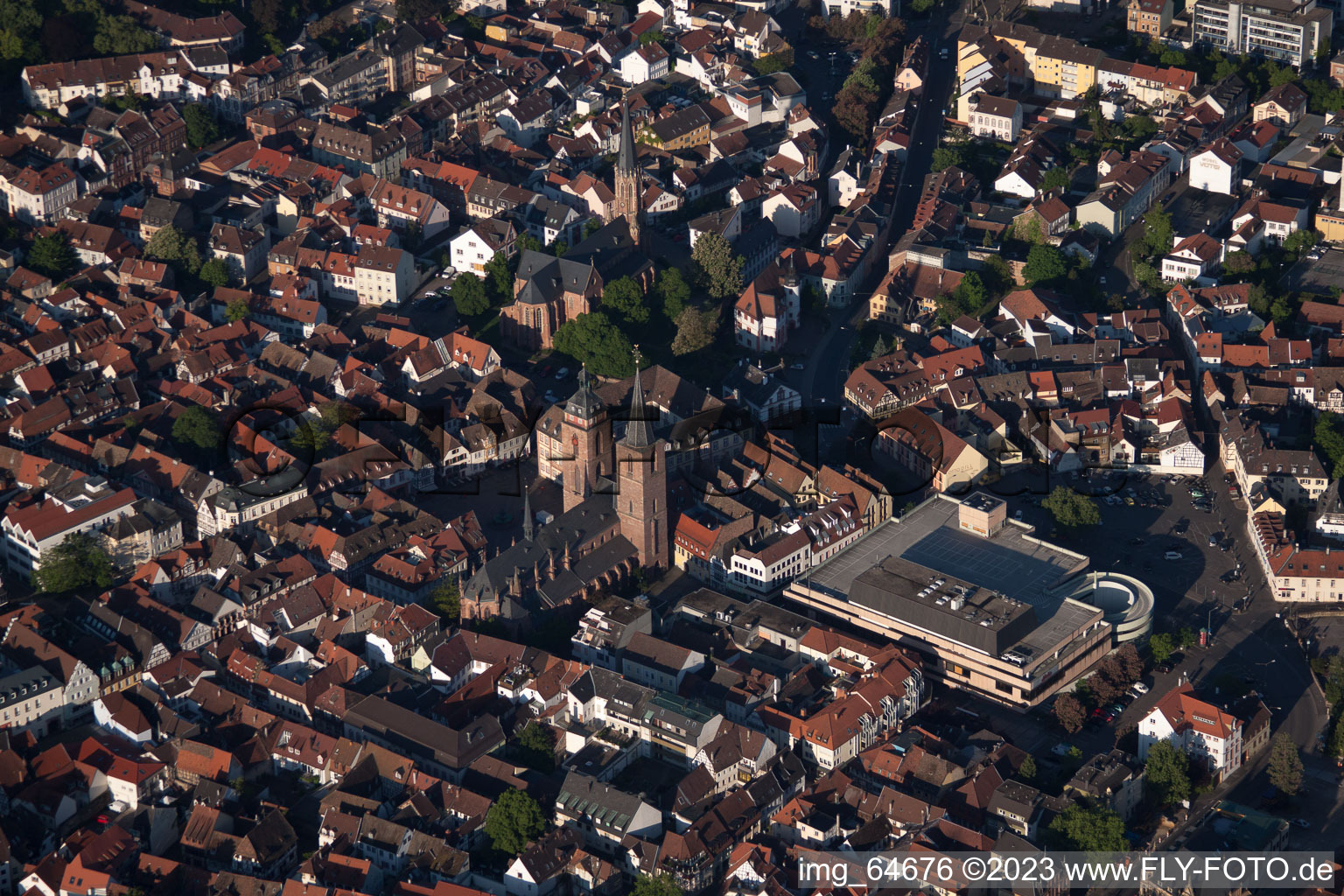 Photographie aérienne de Neustadt an der Weinstraße dans le département Rhénanie-Palatinat, Allemagne