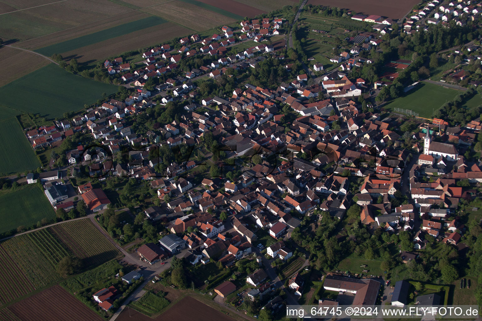 Image drone de Quartier Mörzheim in Landau in der Pfalz dans le département Rhénanie-Palatinat, Allemagne