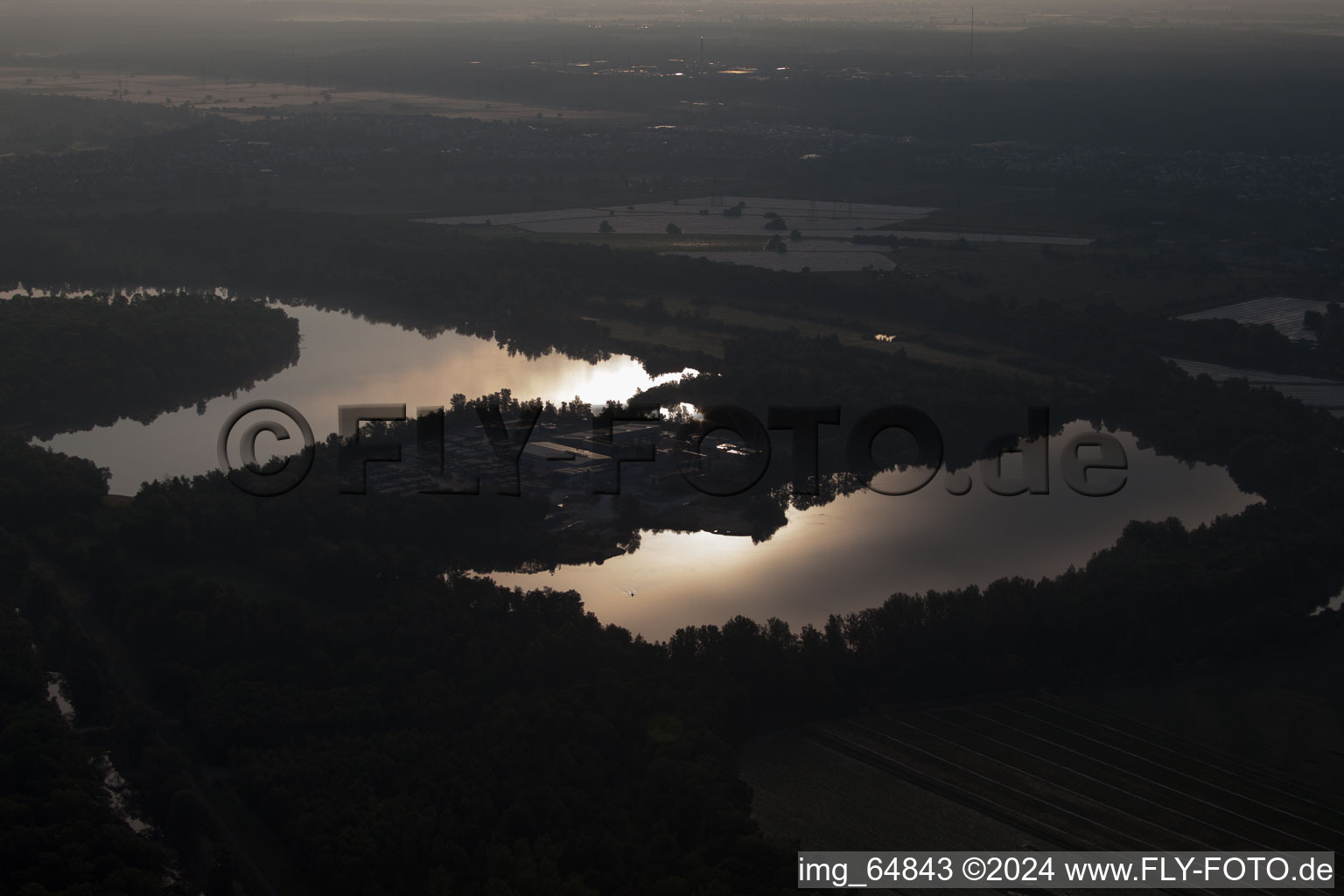 Photographie aérienne de Quartier Eggenstein in Eggenstein-Leopoldshafen dans le département Bade-Wurtemberg, Allemagne