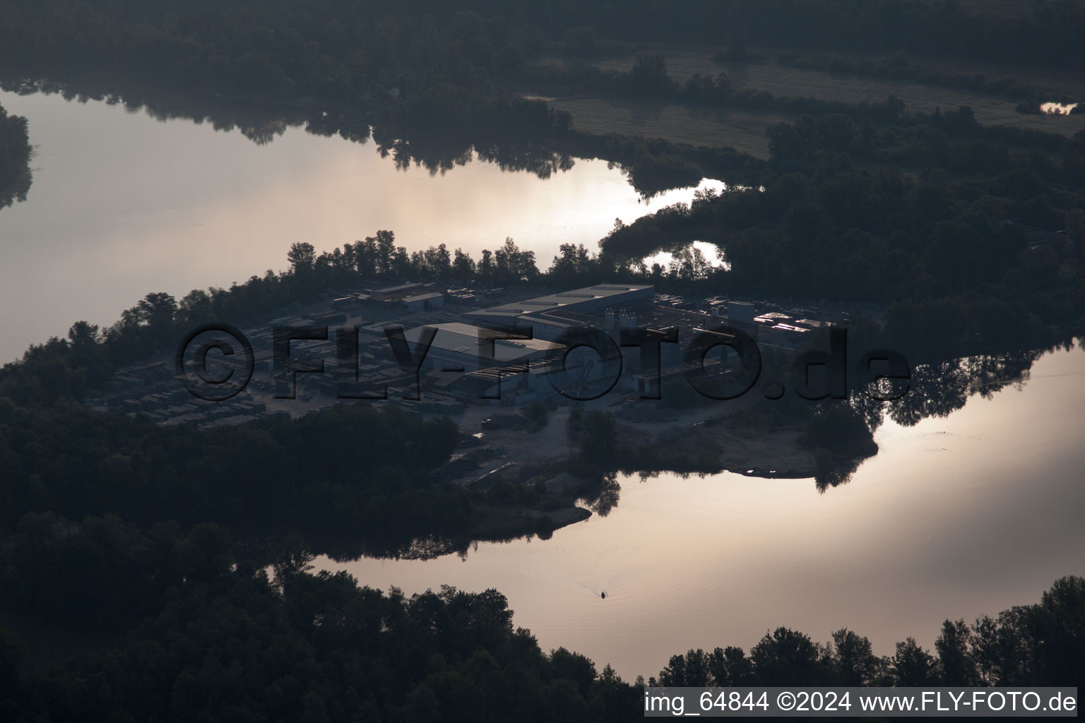 Vue oblique de Quartier Eggenstein in Eggenstein-Leopoldshafen dans le département Bade-Wurtemberg, Allemagne