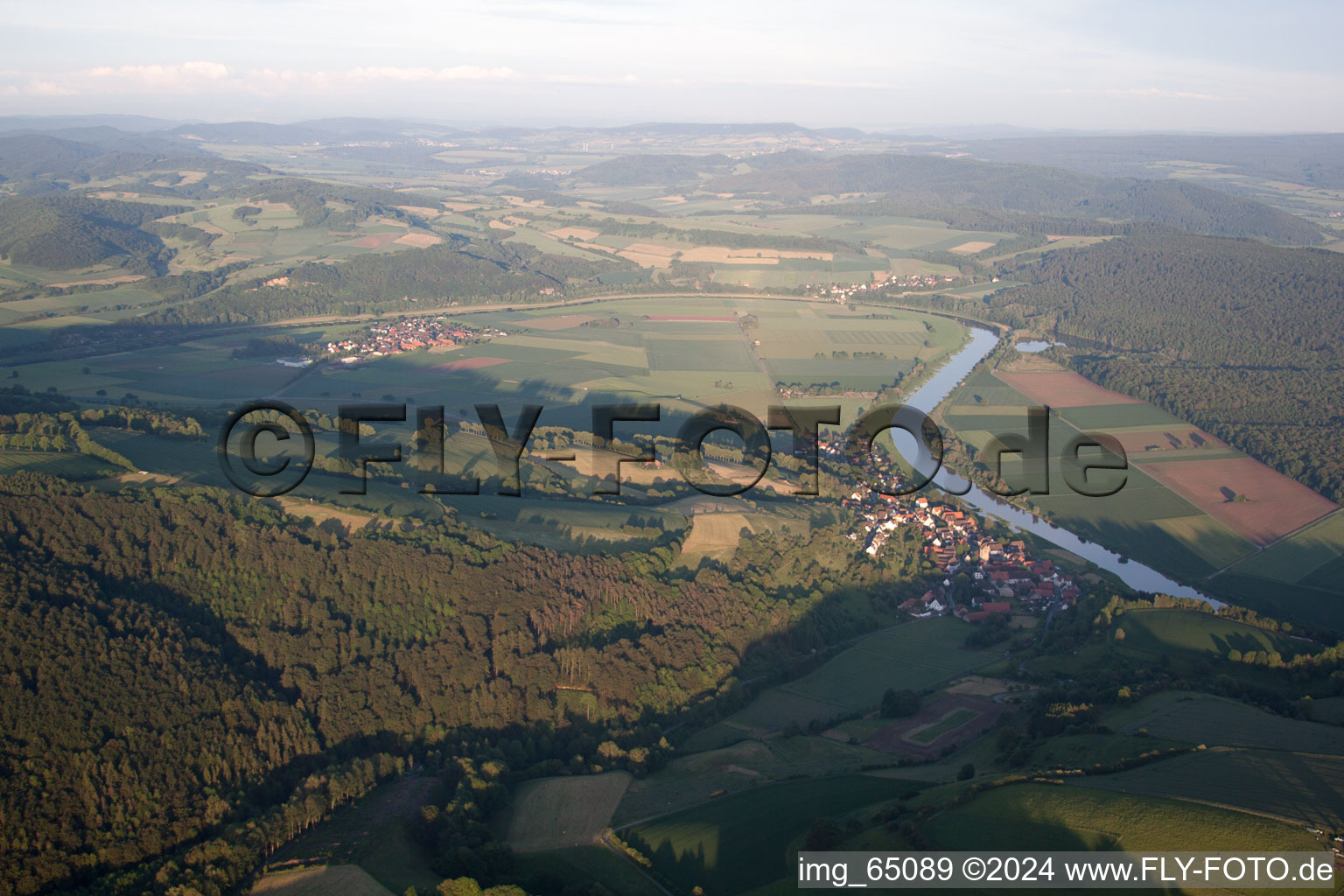 Vue oblique de Brevörde dans le département Basse-Saxe, Allemagne