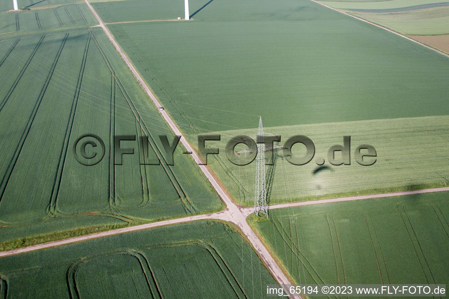 Vue aérienne de Bredenborn dans le département Rhénanie du Nord-Westphalie, Allemagne