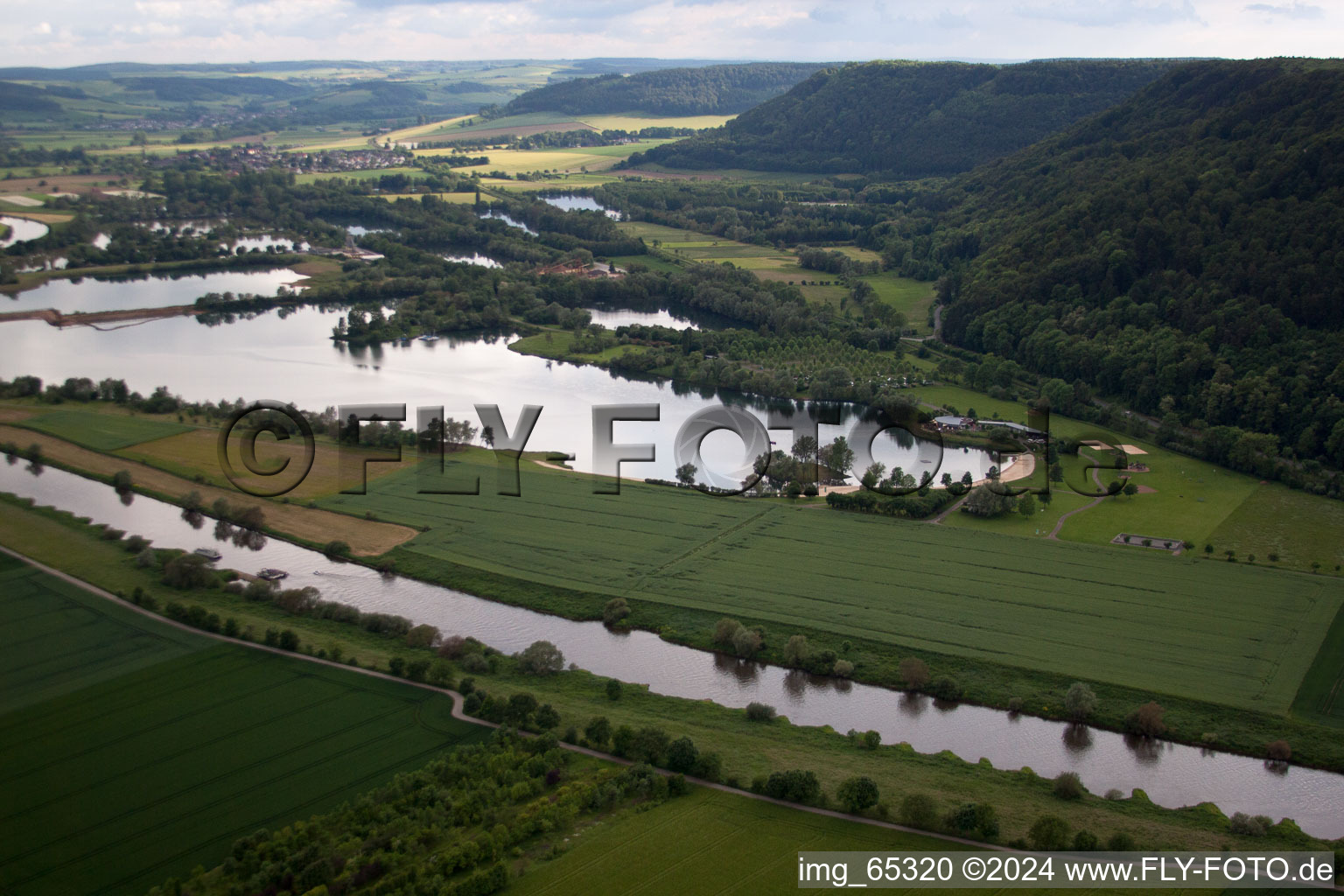 Höxter dans le département Rhénanie du Nord-Westphalie, Allemagne d'en haut