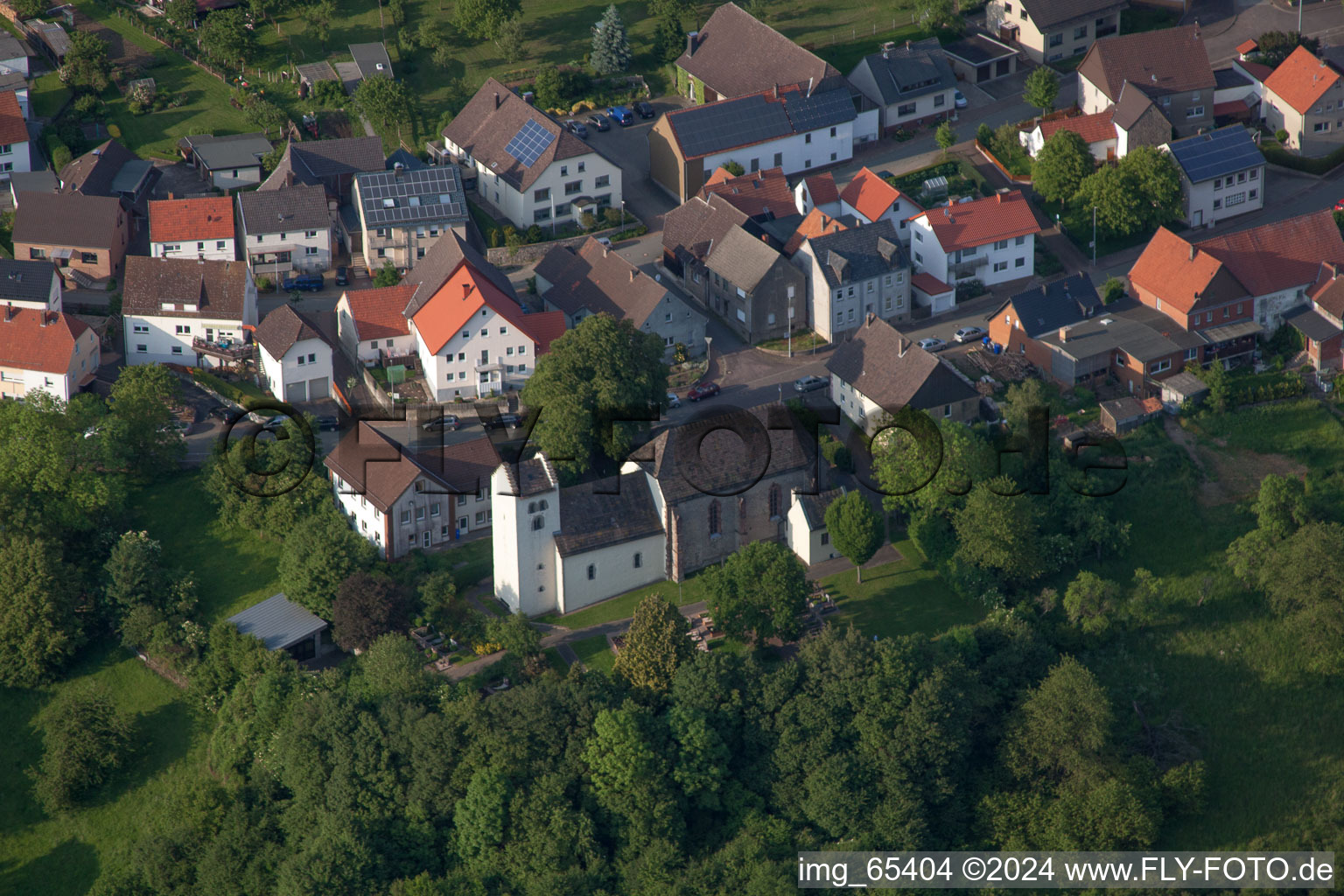 Vue aérienne de Jakobsberg dans le département Rhénanie du Nord-Westphalie, Allemagne