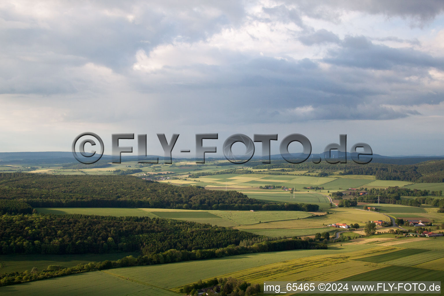 Brakel dans le département Rhénanie du Nord-Westphalie, Allemagne vue d'en haut