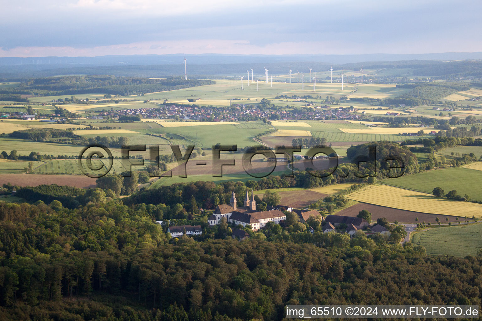 Kleinenbreden dans le département Rhénanie du Nord-Westphalie, Allemagne d'en haut