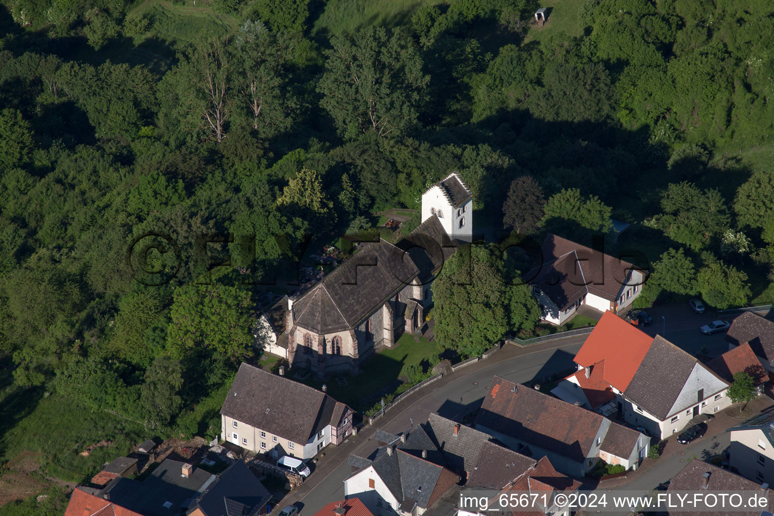 Jakobsberg dans le département Rhénanie du Nord-Westphalie, Allemagne d'en haut