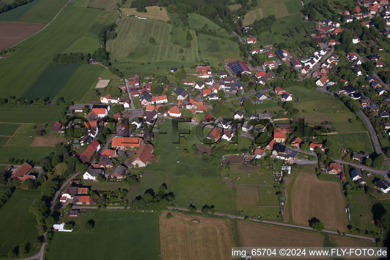 Photographie aérienne de Quartier Bosseborn in Höxter dans le département Rhénanie du Nord-Westphalie, Allemagne