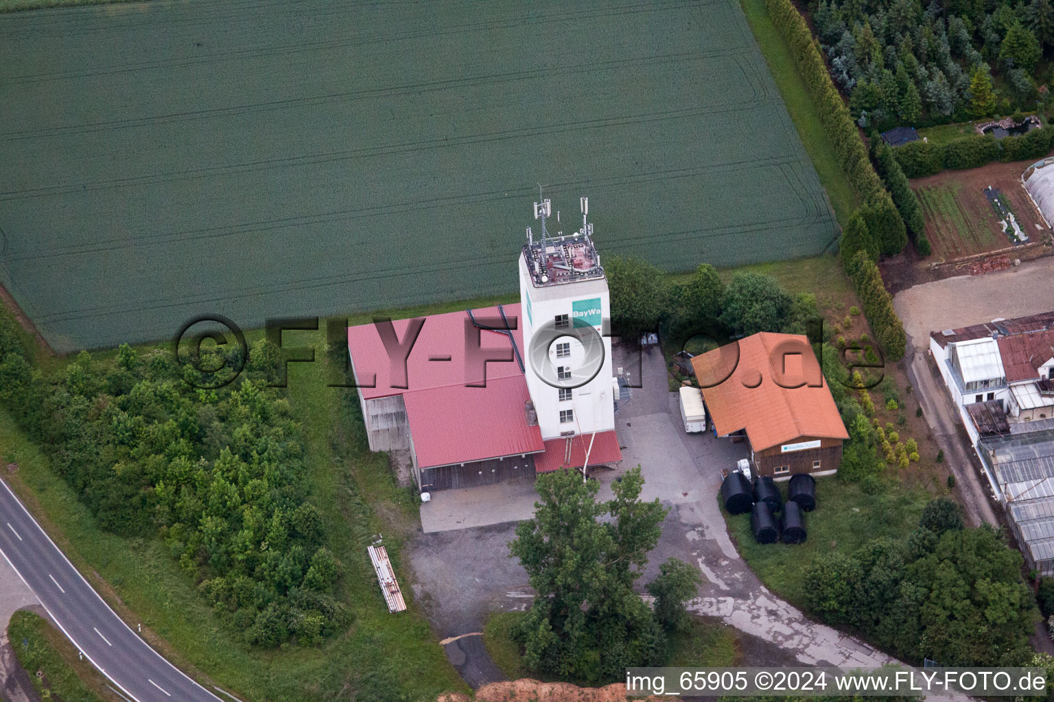 Photographie aérienne de Schweinfurt Oberwerrn à Oberwerrn dans le département Bavière, Allemagne