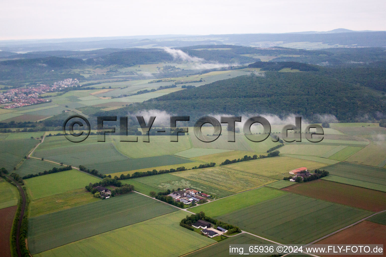 Euerdorf dans le département Bavière, Allemagne d'en haut