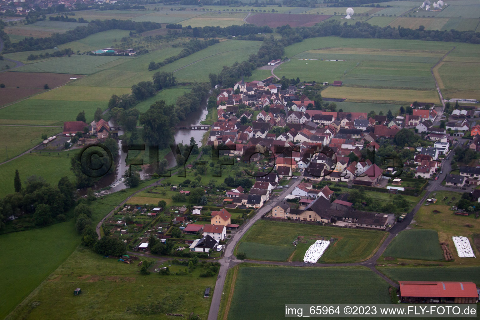 Photographie aérienne de Westheim dans le département Bavière, Allemagne